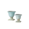 SULLIVANS Aqua Ceramic Urns (Set of 2) -Vigoro sales Store aqua sullivans plant pots cm2891 64 1000