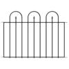 Vigoro Westbrook 36 in. x 48 in. Black Steel Fence Panel 2 Vigoro Westbrook 36 in. x 48 in. Black Steel Fence Panel -Vigoro sales Store black vigoro garden fencing 860329 64 1000