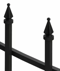 Vigoro Beaumont No Dig 40.4 in. H x 53.7 in. W Black Steel Decorative Fence Gate 17 Vigoro Beaumont No Dig 40.4 in. H x 53.7 in. W Black Steel Decorative Fence Gate -Vigoro sales Store black vigoro garden fencing 860343 a0 1000