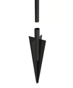 Vigoro Beaumont 53.3 in. x 3 in. x 3 in. Black Steel Fence Post and Stake (5-Pack) 14 Vigoro Beaumont 53.3 in. x 3 in. x 3 in. Black Steel Fence Post and Stake (5-Pack) -Vigoro sales Store black vigoro garden fencing 860367 5pk a0 1000