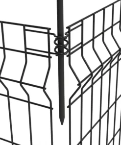 Vigoro 56 in. H Steel Multi-Purpose Black Fence Post (7-Pack) -Vigoro sales Store black vigoro garden fencing 860428 7pk a0 1000