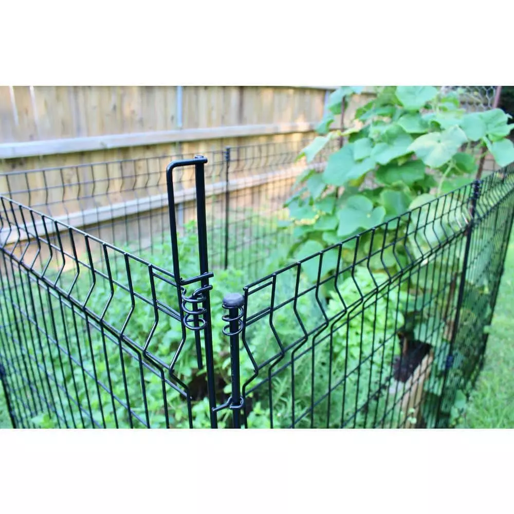 Vigoro 49 in. H Steel No Dig Multi-Purpose Black Latch 8 Vigoro 49 in. H Steel No Dig Multi-Purpose Black Latch - Image 6