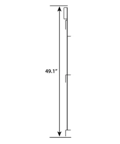 Vigoro 49 in. H Steel No Dig Multi-Purpose Black Latch 12 Vigoro 49 in. H Steel No Dig Multi-Purpose Black Latch -Vigoro sales Store black vigoro garden fencing 860435 40 1000