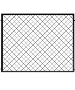 Vigoro 37.3 in. H x 51 in. W Steel Diamond Mesh Garden Fence Panel