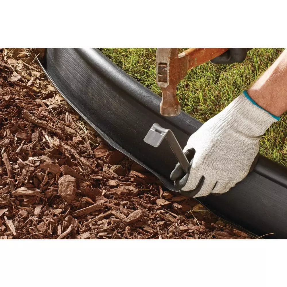 Vigoro Heavy-Duty 50 ft. Landscape Plastic Edging 4 Vigoro Heavy-Duty 50 ft. Landscape Plastic Edging - Image 2