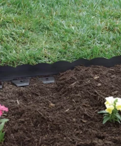 Vigoro 20 ft. x 2.25 in. Black Scalloped Polyethylene No-Dig Edging -Vigoro sales Store black vigoro plastic edging 3011 20hd 5 c3 1000