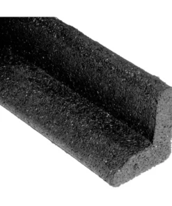 Vigoro EcoBorder 4 ft. Black Rubber Landscape Edging (48-Count/Pallet)