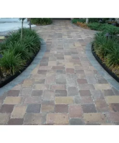 Vigoro EcoBorder 4 ft. Black Rubber Landscape Edging (Single) -Vigoro sales Store black vigoro rubber edging ecobrd blk 4 ft fa 1000