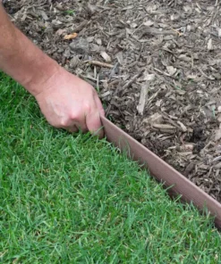 Vigoro 20 ft. Premium Brown Composite Edging -Vigoro sales Store brown vigoro brick edging 903001vg 1d 1000