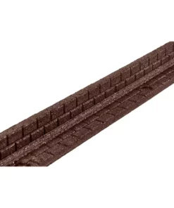 Vigoro 4 ft. Brown No-Dig Rubber Landscape Edging (6-Pack) -Vigoro sales Store brown vigoro rubber edging dcbfe4bn6 77 1000