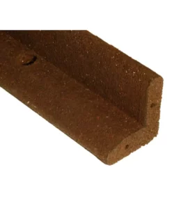 Vigoro EcoBorder 4 ft. Brown Rubber Landscape Edging (Single)