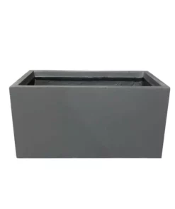 KANTE 23 in. L Rectangular Charcoal Concrete/Fiberglass Indoor Outdoor Elegant Planter -Vigoro sales Store charcoal kante plant pots osf0104a c60121 c3 1000