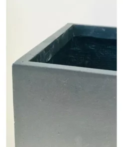 KANTE 28 in. Tall Charcoal Lightweight Concrete Rectangle Modern Outdoor Planter 13 KANTE 28 in. Tall Charcoal Lightweight Concrete Rectangle Modern Outdoor Planter -Vigoro sales Store charcoal kante plant pots rf0002c c60121 fa 1000