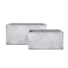 KANTE 31" and 23"L Rectangular Large Concrete Long Box Planters Set of 2, Outdoor/Indoor Strong UV Resistant w/Drainage Holes -Vigoro sales Store concrete kante plant pots rf0104ab c81921 64 1000