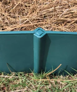 Vigoro 2 ft. W x 0.25 in. L Green Plastic Easy Edging -Vigoro sales Store green vigoro plastic edging 51034 76 1000