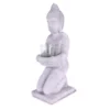 KANTE 12.8 in. H Gray Cement Buddha Tealight Candle Holder Garden Statue Ornament 2 KANTE 12.8 in. H Gray Cement Buddha Tealight Candle Holder Garden Statue Ornament -Vigoro sales Store kante garden statues sx20200173 64 1000