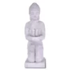 KANTE 12.8 in. H Gray Cement Buddha Garden Statue Tealight Candle Holder Ornament -Vigoro sales Store kante garden statues sx20200175 64 1000