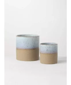 SULLIVANS Multi-Color Ceramic Planter (Set of 2) -Vigoro sales Store multicolor sullivans plant pots cm2940 1f 1000