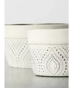 SULLIVANS Multi-Color Cement Dish Garden Pot (Set of 2) -Vigoro sales Store multicolor sullivans plant pots cmt1179 4f 1000