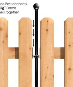 Vigoro 37.1 in. H x 45.35 in. W Cedar Garden Fence Panel -Vigoro sales Store natural cedar wood vigoro garden fencing 860664 40 1000