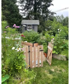 Vigoro 37.1 in. H x 48.3 in. W Cedar Garden Fence Gate -Vigoro sales Store natural cedar wood vigoro garden fencing 860671 44 1000