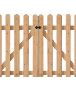 Vigoro 37.1 in. H x 48.3 in. W Cedar Garden Fence Gate