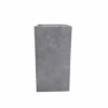 KANTE 20 in. H Square Natural Concrete/Fiberglass Indoor Outdoor Modern Seamless Tall Planter