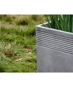 KANTE Small 15 in. Tall Natural Lightweight Concrete Modern Square Outdoor Planter -Vigoro sales Store natural concrete kante plant pots rf0128b c80021 4f 1000