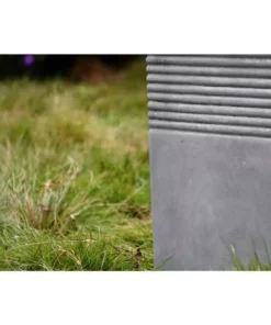 KANTE Small 15 in. Tall Natural Lightweight Concrete Modern Square Outdoor Planter -Vigoro sales Store natural concrete kante plant pots rf0128b c80021 76 1000