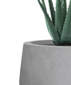 KANTE 21.6", 16.9", and 12.5"W Round Natural Concrete Elegant Planters, Set of 3 Outdoor Indoor Seamless w/ Drainage Hole -Vigoro sales Store natural concrete kante plant pots rf2015021abc c80021 1f 1000