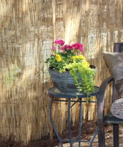 Vigoro 6 ft. H x 16 ft. W Natural Reed Garden Fencing Roll -Vigoro sales Store natural vigoro garden fencing 0406164 fa 1000