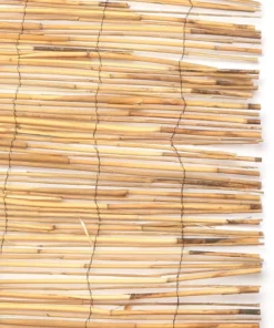 Vigoro 4 ft. H x 8 ft. W Natural Peeled and Polished Reed Fencing -Vigoro sales Store natural vigoro garden fencing 4477301 76 1000