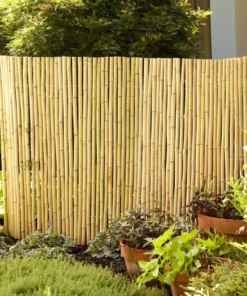 Vigoro 4 ft. H x 6 ft. W Natural Bamboo Fence 13 Vigoro 4 ft. H x 6 ft. W Natural Bamboo Fence -Vigoro sales Store natural vigoro garden fencing 4477405 1f 1000