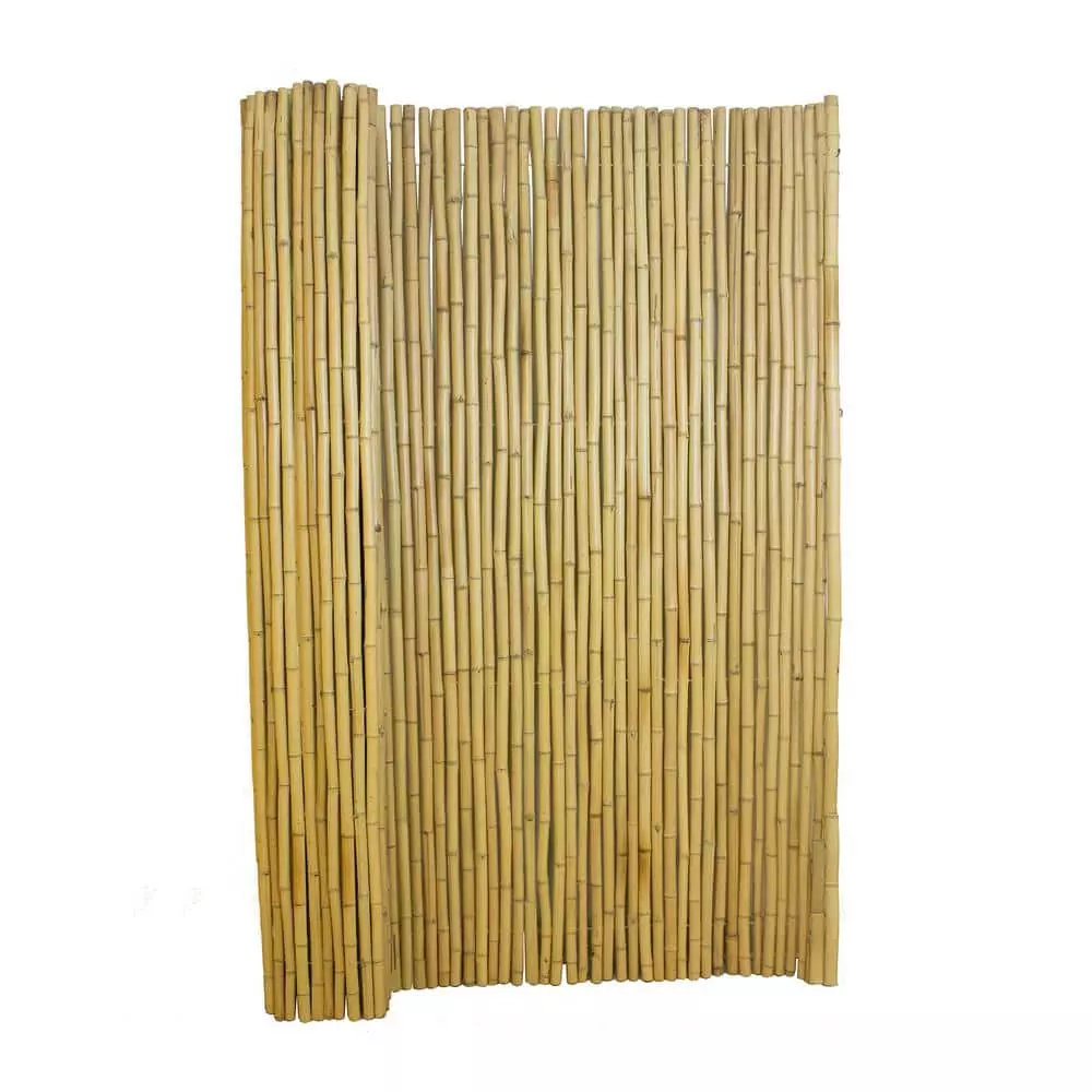 Vigoro 4 ft. H x 6 ft. W Natural Bamboo Fence 3 Vigoro 4 ft. H x 6 ft. W Natural Bamboo Fence