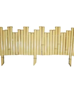 Vigoro Natural Pipe Organ 8 in. Bamboo Garden Fence