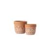 SULLIVANS Orange Cement Planter (Set of 2) -Vigoro sales Store orange sullivans plant pots cmt1180 64 1000