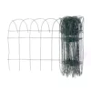 Vigoro 14 in. x 20 ft. Rolled Metal Garden Fence, Green -Vigoro sales Store powder coated green vigoro garden fencing 89311hd 64 1000