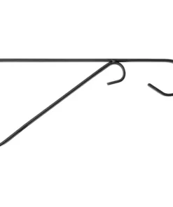 Vigoro 9.81 in. x 0.625 in. x 4.5 in. Black Iron Plant Bracket 11 Vigoro 9.81 in. x 0.625 in. x 4.5 in. Black Iron Plant Bracket -Vigoro sales Store powder coating vigoro plant hangers 570591 40 1000