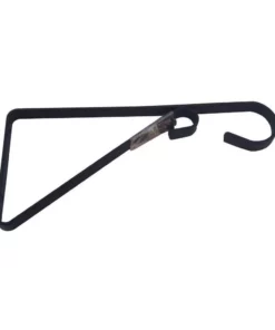 Vigoro 9.81 in. x 0.625 in. x 4.5 in. Black Iron Plant Bracket 12 Vigoro 9.81 in. x 0.625 in. x 4.5 in. Black Iron Plant Bracket -Vigoro sales Store powder coating vigoro plant hangers 570591 a0 1000