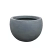 KANTE 8 in. Tall Slate Gray Lightweight Concrete Outdoor Round Bowl Planter -Vigoro sales Store slate gray kante plant pots rc0049a c60611 64 1000