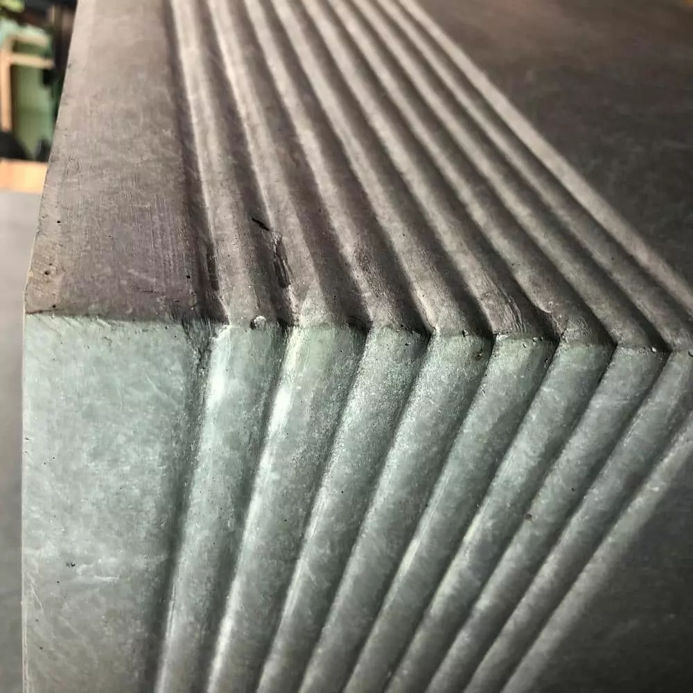 KANTE 31.5 in. L Slate Gray Lightweight Concrete Modern Rectangle Outdoor Planter 7 KANTE 31.5 in. L Slate Gray Lightweight Concrete Modern Rectangle Outdoor Planter - Image 5