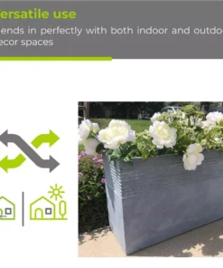 KANTE 31.5 in. L Slate Gray Lightweight Concrete Modern Rectangle Outdoor Planter 17 KANTE 31.5 in. L Slate Gray Lightweight Concrete Modern Rectangle Outdoor Planter -Vigoro sales Store slate gray kante plant pots rf0131b c60611 76 1000