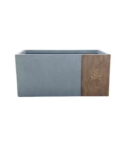 KANTE 31 in. L Rectangular Timber Ridge Concrete/Fiberglass Indoor Outdoor Elegant Long Planter 15 KANTE 31 in. L Rectangular Timber Ridge Concrete/Fiberglass Indoor Outdoor Elegant Long Planter -Vigoro sales Store timber ridge kante plant pots osf0219b c80811 c3 1000