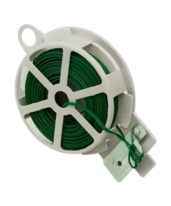 Vigoro 100 ft. Plastic Twist with Cutter -Vigoro sales Store vigoro garden wire t001avg 1d 1000