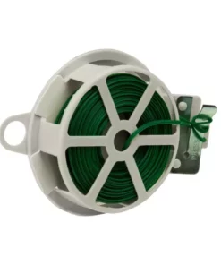 Vigoro 100 ft. Plastic Twist with Cutter -Vigoro sales Store vigoro garden wire t001avg 66 1000