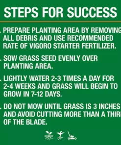 Vigoro 3 lbs. Dense Shade Grass Seed Mix with Water Saver Seed Coating -Vigoro sales Store vigoro grass seed 25689 77 1000