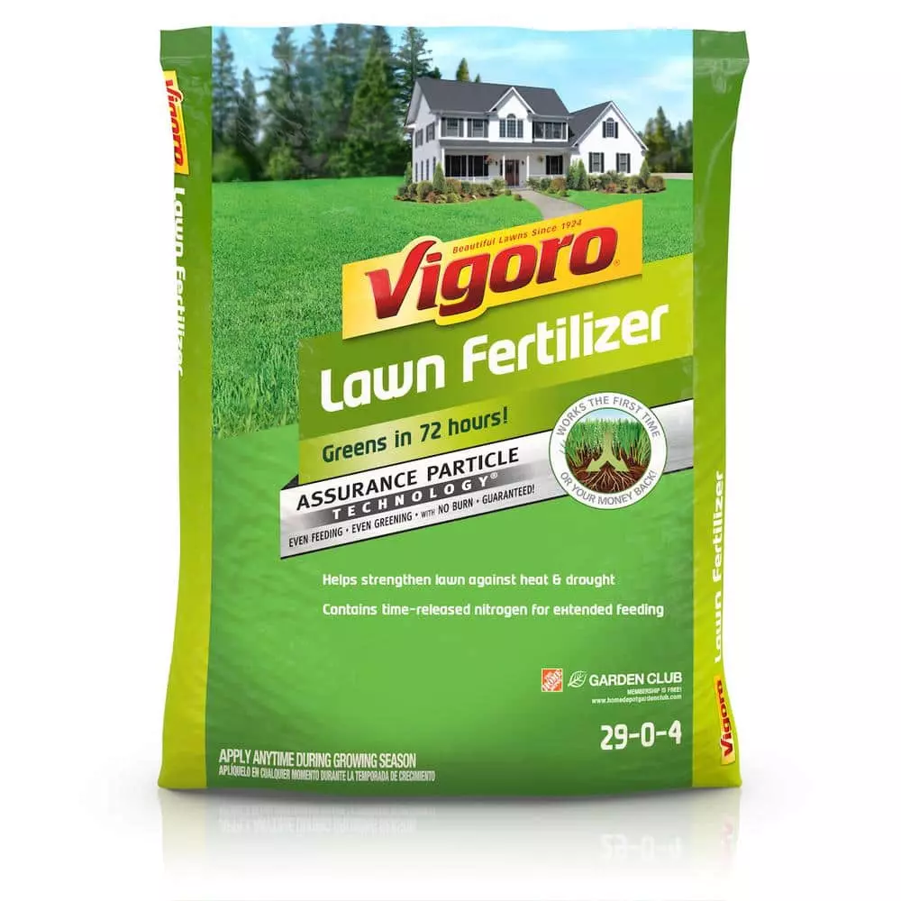 Vigoro 14 lbs. 5,000 sq. ft. Lawn Fertilizer for All Grass Types 3 Vigoro 14 lbs. 5,000 sq. ft. Lawn Fertilizer for All Grass Types