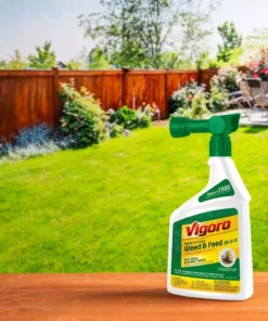 Vigoro 32 oz. 7,500 sq. ft. Spring Ready-to-Spray Concentrate Weed and Feed Lawn Fertilizer -Vigoro sales Store vigoro lawn fertilizers hg 52511 2 40 1000
