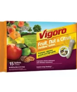 Vigoro 4.2 lb. All Season Fruit, Nut and Citrus Fertilizer Spikes (16-4-8) (15-Count)