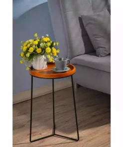 Vigoro 19 in. Triangle Base Wood Top Plant Stand -Vigoro sales Store vigoro plant stands 710174810 4f 1000